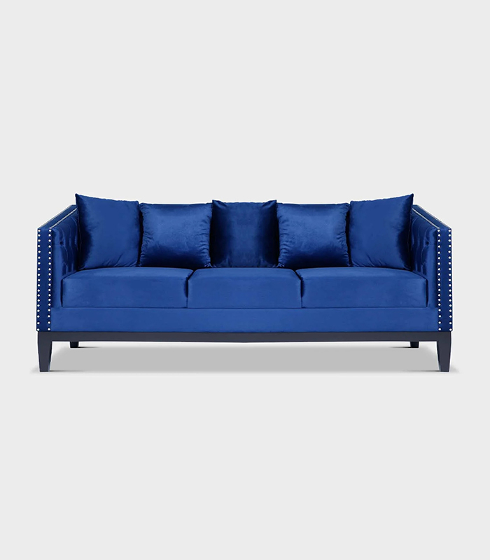 3 seater Charcoal Sofa Set