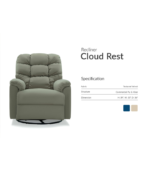 Cloud Rest Recliner By Diamond Foam