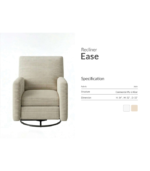 Ease Recliner By Diamond Foam