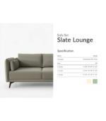 Slate Lounge Sofa Set By Diamond Home Pakistan