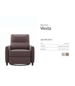 Vesta Recliner By Diamond Foam