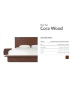Cora Wood Bed Set By Diamond Home Pakistan