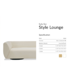 Style Lounge Sofa Set By Diamond Home Pakistan